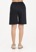 PALM ANGELS Shorts sportivo nero per donna, ragazzi e bambini con logo PBCL001S26FAB001 110 PALM ANGELS 