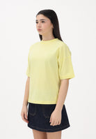 PALM ANGELS T-shirt a manica corta gialla per donna, ragazzi e bambini con logo PGAA001S26JER001 020 PALM ANGELS 