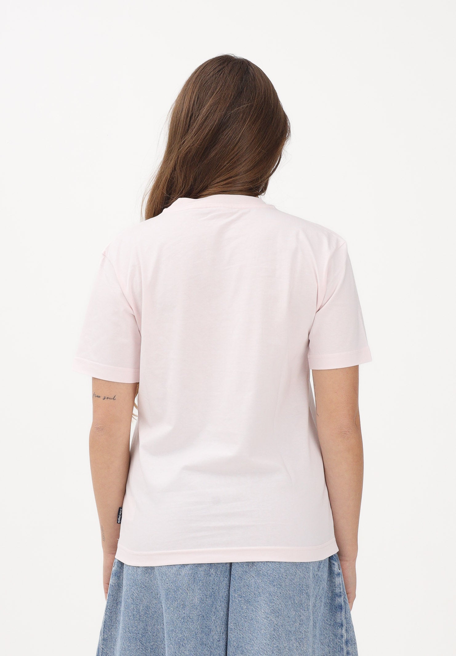 PALM ANGELS T-shirt a manica corta rosa per donna, ragazze e bambine con stampa teddy PGAA002S26JER006 042 PALM ANGELS 
