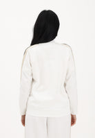PALM ANGELS Felpa con zip bianca per donna, ragazze e bambine con logo PGBD002S26FAB001 002 PALM ANGELS 