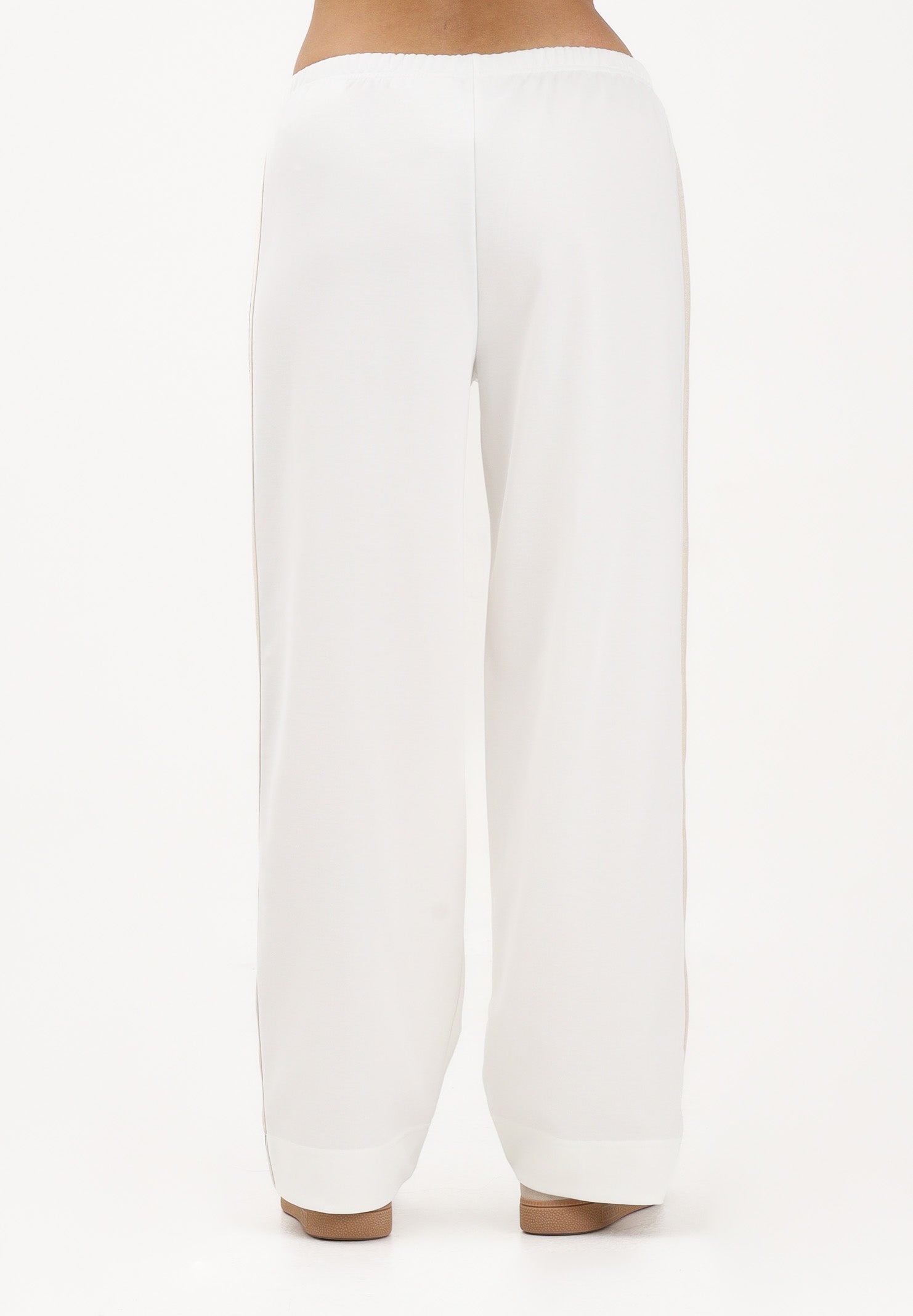 PALM ANGELS Pantalone sportivo bianco per donna, ragazze e bambine con logo PGCJ006S26FAB001 002 PALM ANGELS 