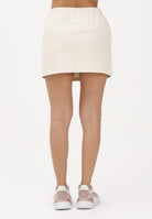 PALM ANGELS Gonna corta panna per donna, ragazze e bambine con logo PGCK001S26FLE001 002 PALM ANGELS 