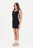 PALM ANGELS Abito corto nero per donna, ragazze e bambine con logo PGCM009S26FLE001 110 PALM ANGELS 