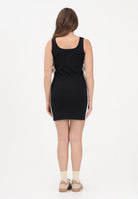 PALM ANGELS Abito corto nero per donna, ragazze e bambine con logo PGCM009S26FLE001 110 PALM ANGELS 