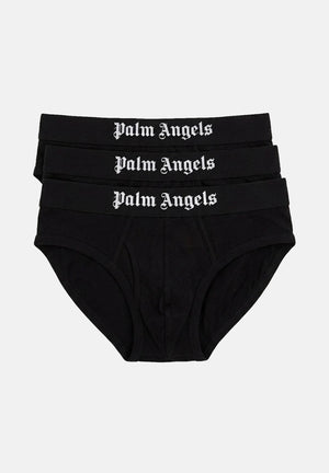 PALM ANGELS Slip (3 paia) neri da uomo PLA1UMBSP01TR BL PALM ANGELS 