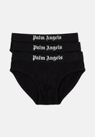 PALM ANGELS Slip (3 paia) neri da uomo PLA1UMBSP01TR BL PALM ANGELS 