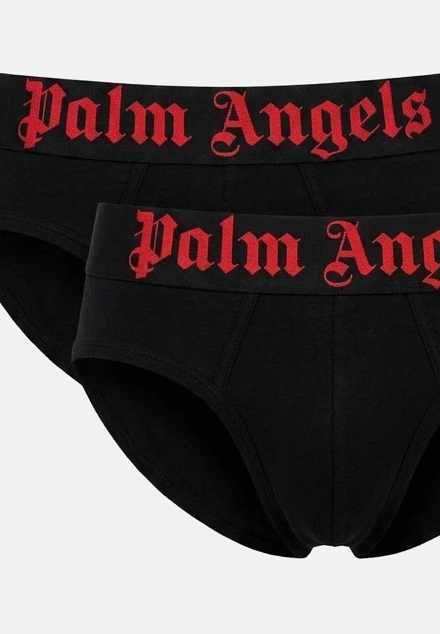 PALM ANGELS Slip (2 paia) neri da uomo con elastico logato PLA1UMBSP08BI BL PALM ANGELS 