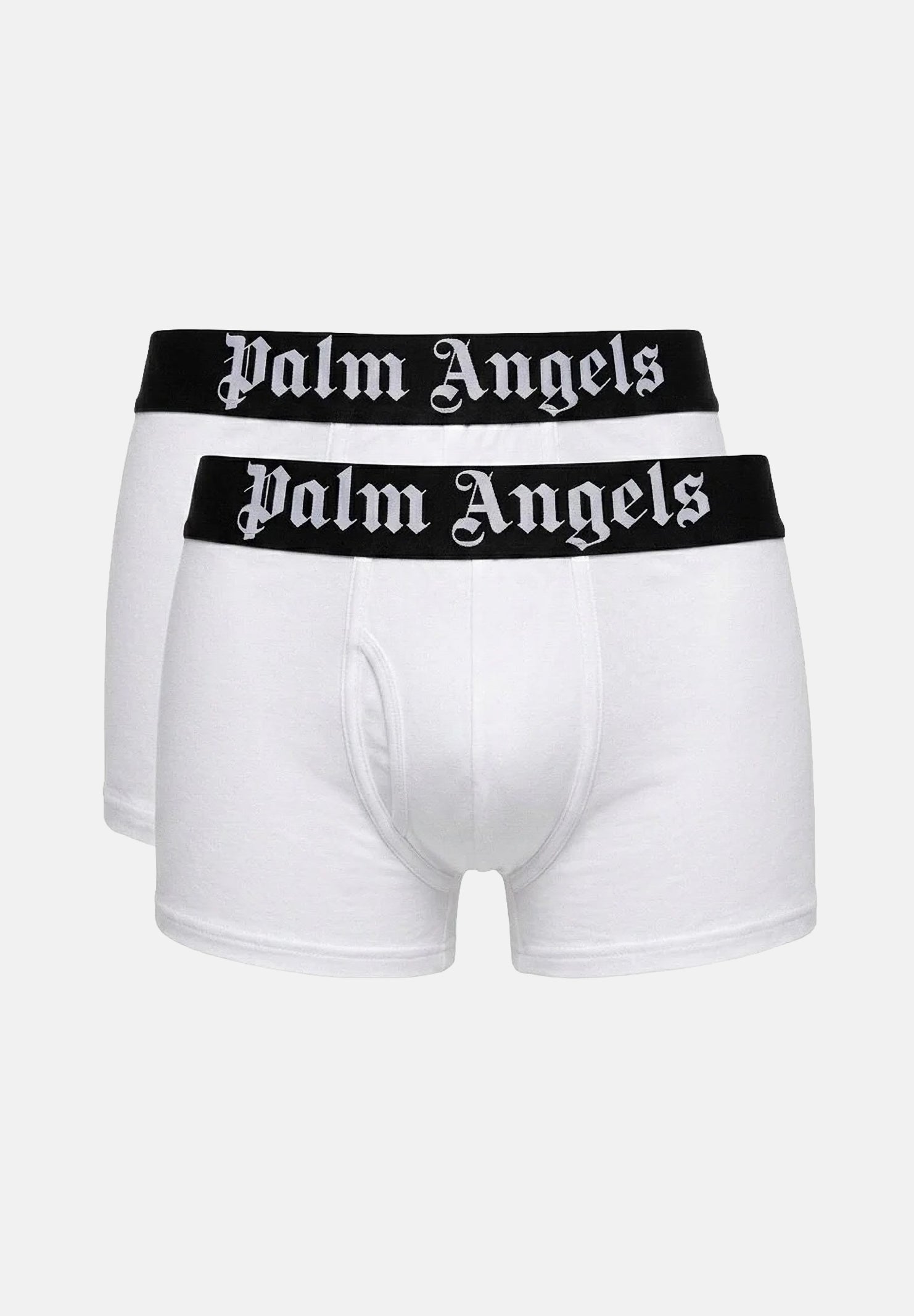 PALM ANGELS Boxer (2 paia) bianchi da uomo con elastico logato PLA1UMBTR11BI WH PALM ANGELS 