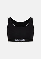 PALM ANGELS Bralette Track Top Bra black nero, colore basico nero, donna PLA1UWTP04SI BL PALM ANGELS 