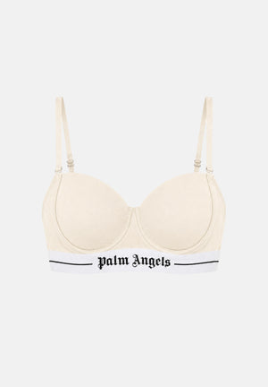 PALM ANGELS Reggiseno Ivory, avorio/bianco, da donna con coppe sagomate PLA1UWTP05SI IV PALM ANGELS 