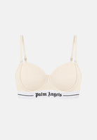 PALM ANGELS Reggiseno Ivory, avorio/bianco, da donna con coppe sagomate PLA1UWTP05SI IV PALM ANGELS 
