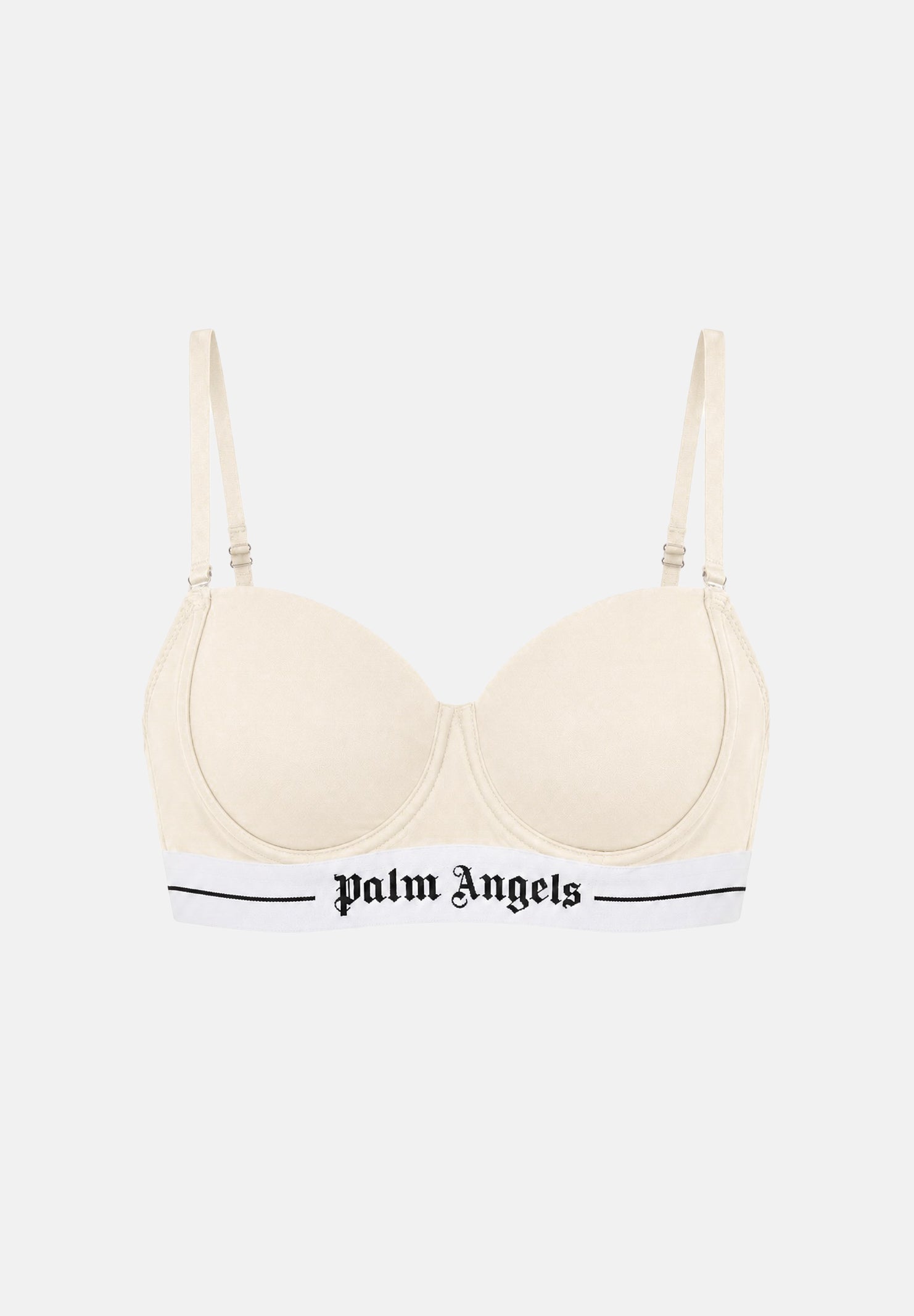 PALM ANGELS Reggiseno Ivory, avorio/bianco, da donna con coppe sagomate PLA1UWTP05SI IV PALM ANGELS 