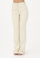 PATRIZIA PEPE Pantalone elegante crema da donna 2P1745A737 W418 PATRIZIA PEPE 