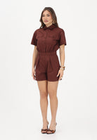 PATRIZIA PEPE Tuta corta marrone da donna 2T0095A9B9 B887 PATRIZIA PEPE 