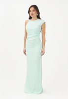 PATRIZIA PEPE Abito lungo verde menta da donna con schiena scoperta 2A3021A738 G632 PATRIZIA PEPE 
