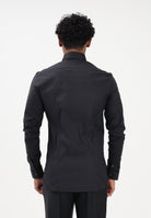 PATRIZIA PEPE Camicia a manica lunga nera da uomo 5C0055A01 K102 PATRIZIA PEPE 
