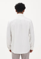 PATRIZIA PEPE Camicia a manica lunga bianca da uomo 5C0310A093U W103 PATRIZIA PEPE 
