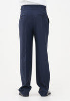 PATRIZIA PEPE Pantalone elegante blu da uomo con cintura alta 5P0557A1WK C166 PATRIZIA PEPE 