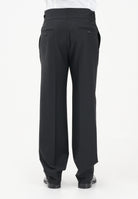 PATRIZIA PEPE Pantalone elegante nero da uomo con cintura alta 5P0557A1WK K102 PATRIZIA PEPE 