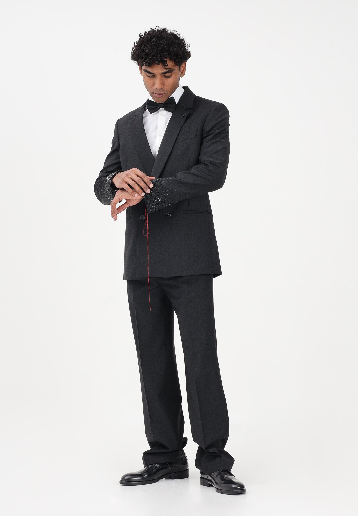 PATRIZIA PEPE Pantalone elegante (IM)PERFECTION nero da uomo 5P507RA1WK K102 PATRIZIA PEPE 