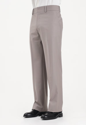 PATRIZIA PEPE Pantalone elegante (IM)PERFECTION fango da uomo 5P507RA1WK S184 PATRIZIA PEPE 