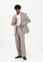 PATRIZIA PEPE Pantalone elegante (IM)PERFECTION fango da uomo 5P507RA1WK S184 PATRIZIA PEPE 