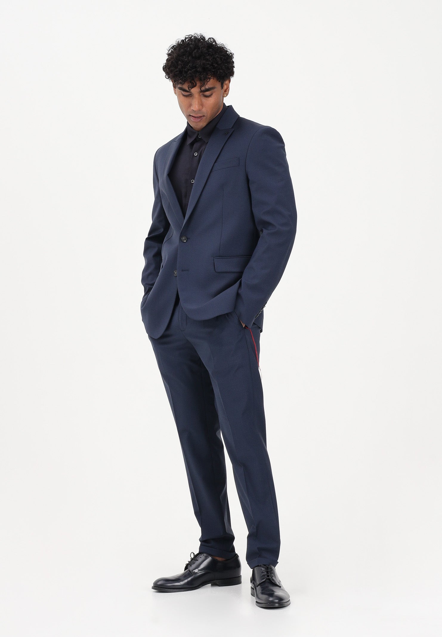 PATRIZIA PEPE Pantalone elegante blu da uomo 5PA429A1WK C166 PATRIZIA PEPE 