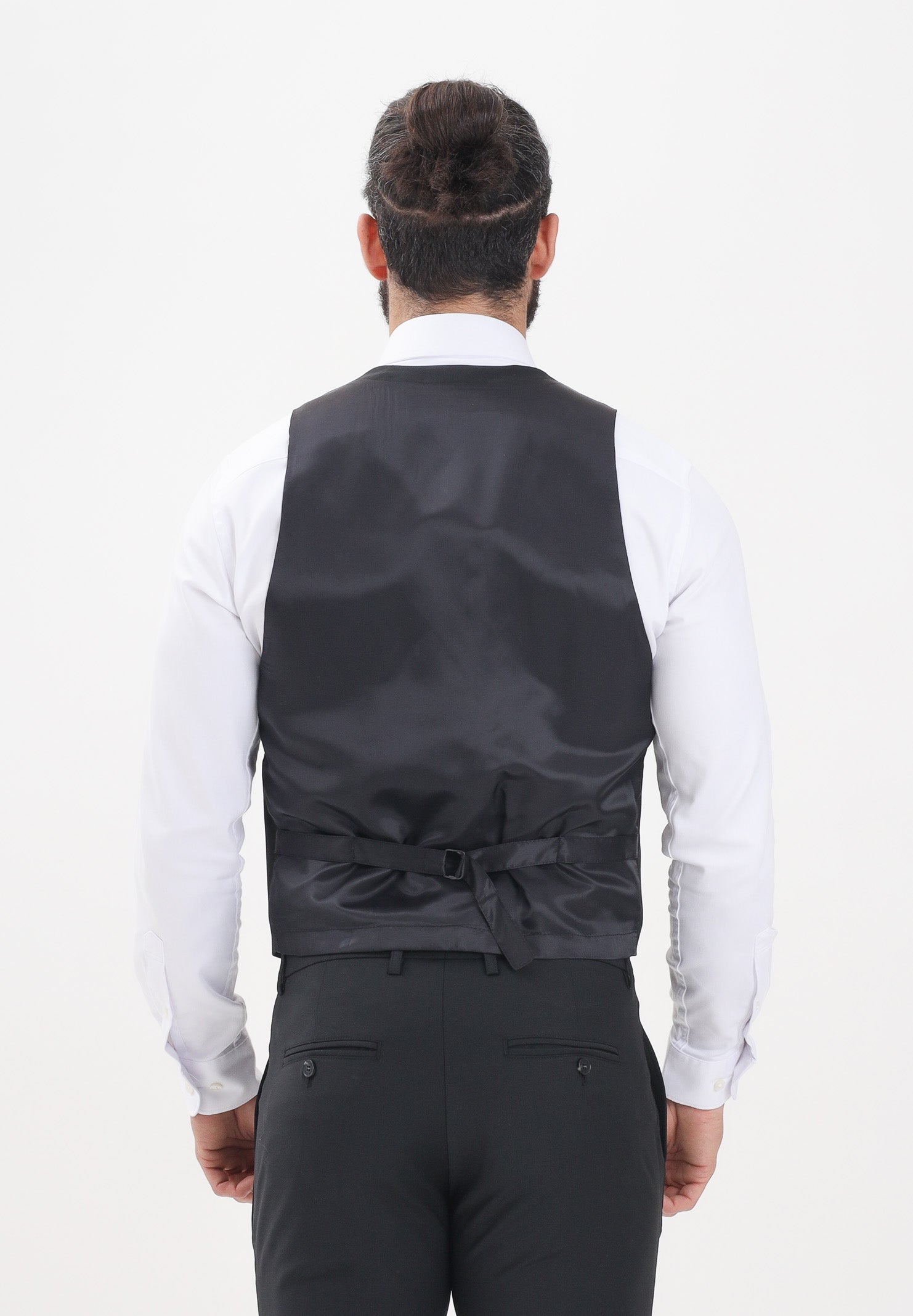 PATRIZIA PEPE Gilet nero da uomo 5S0746A590 K103 PATRIZIA PEPE 