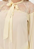 PATRIZIA PEPE Blusa gialla da donna con fiocco 8C0859A692 Y478 PATRIZIA PEPE 