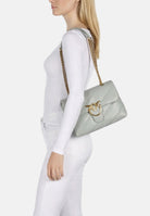 PINKO Borsa a tracolla Classic Love Bag Puff grigio perla da donna 100038A0F2 K32Q PINKO 