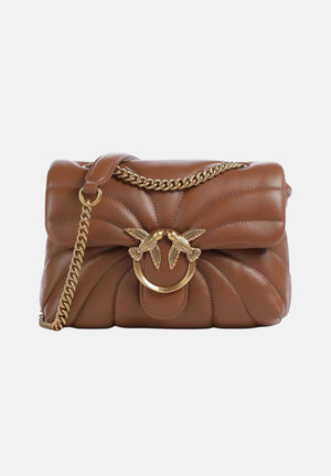 PINKO Borsa a tracolla Mini Love Bag Puff marrone da donna 100039A1EX L17Q PINKO 