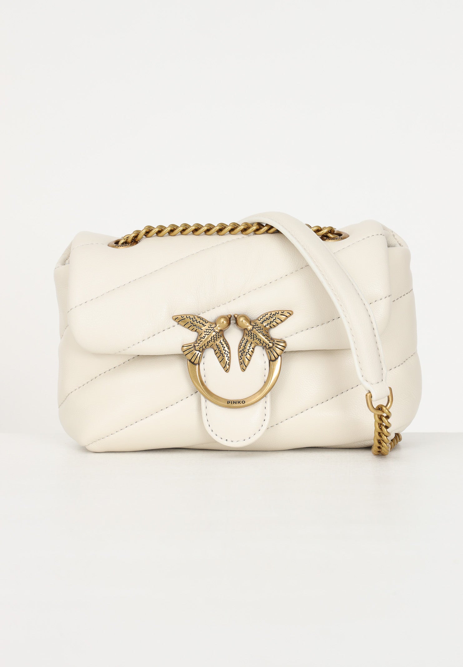 PINKO Borsa a tracolla Baby Love Bag Puff panna da donna 100040A0F2 Z14Q PINKO 