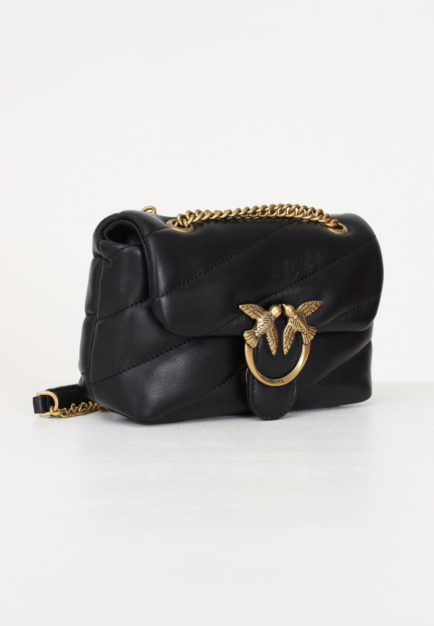 PINKO Borsa a tracolla Baby Love Bag Puff nera da donna 100040A0F2 Z99Q PINKO 