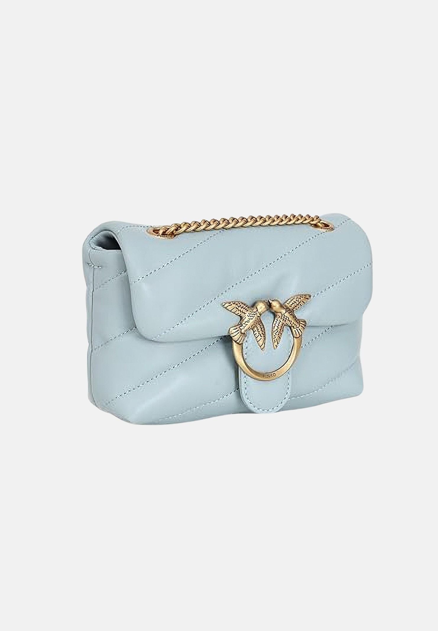 PINKO Borsa a tracolla Baby Love Bag Puff celeste da donna 100040A0F2 E37Q PINKO 