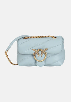 PINKO Borsa a tracolla Baby Love Bag Puff celeste da donna 100040A0F2 E37Q PINKO 