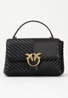 PINKO Shopper Big Love Bag Puff nera da donna 100042A0GK Z99Q PINKO 