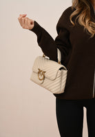 PINKO Borsa a mano Lady Love Bag Puff panna da donna 100044A0GK Z14Q PINKO 