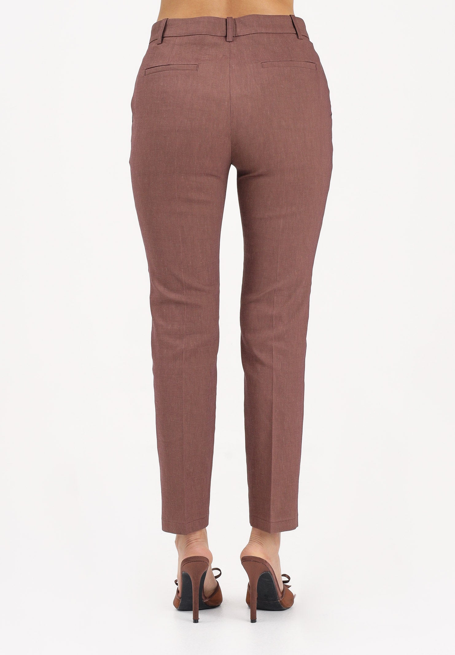 PINKO Pantalone elegante marrone da donna 100155A34I L78 PINKO 