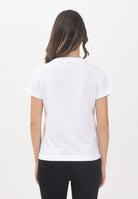 PINKO T-shirt a manica corta bianca da donna con logo 100373A2RE Z04 PINKO 