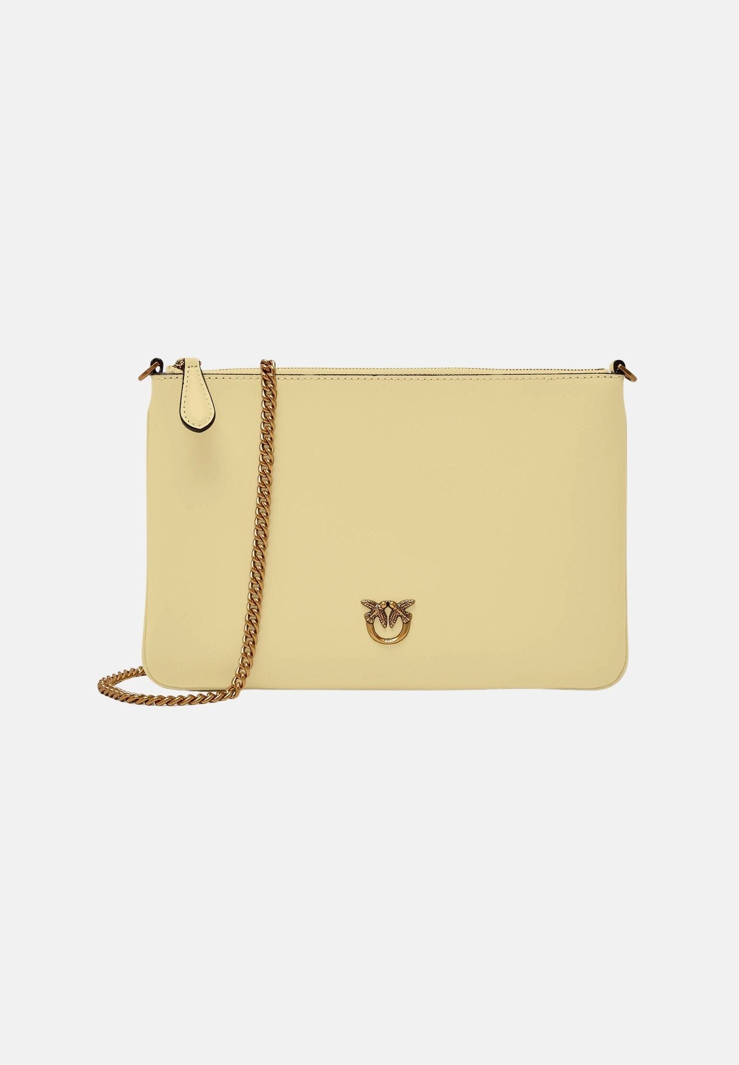 PINKO Pochette Classic Flat Love Bag Simply giallo vaniglia da donna 100455A0F1 C39Q PINKO 