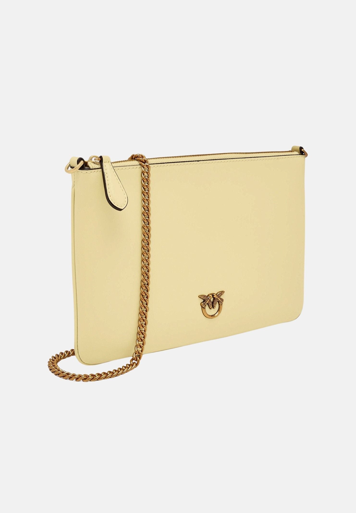 PINKO Pochette Classic Flat Love Bag Simply giallo vaniglia da donna 100455A0F1 C39Q PINKO 