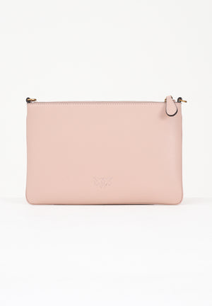 PINKO Pochette Classic Flat Love Bag Simply rosa da donna 100455A0F1 O81Q PINKO 