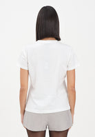 PINKO T-shirt a manica corta bianca da donna con logo Love Birds 100535A2RN Z05 PINKO 