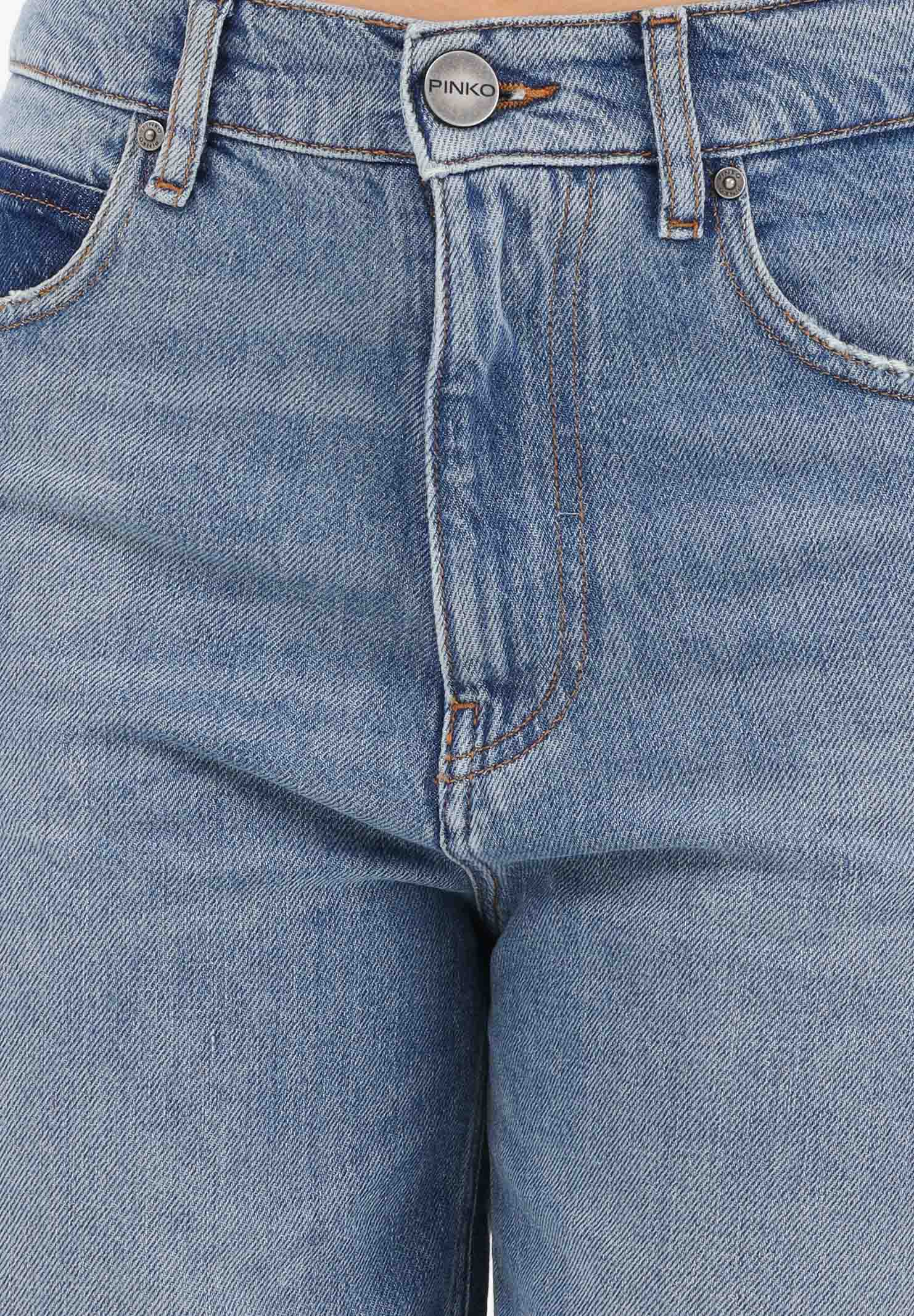 PINKO Jeans balloon fit in denim medio da donna 103857A341 PJF PINKO 
