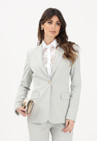 PINKO Giacca monopetto grigio chiaro da donna 104903A36R I18 PINKO 