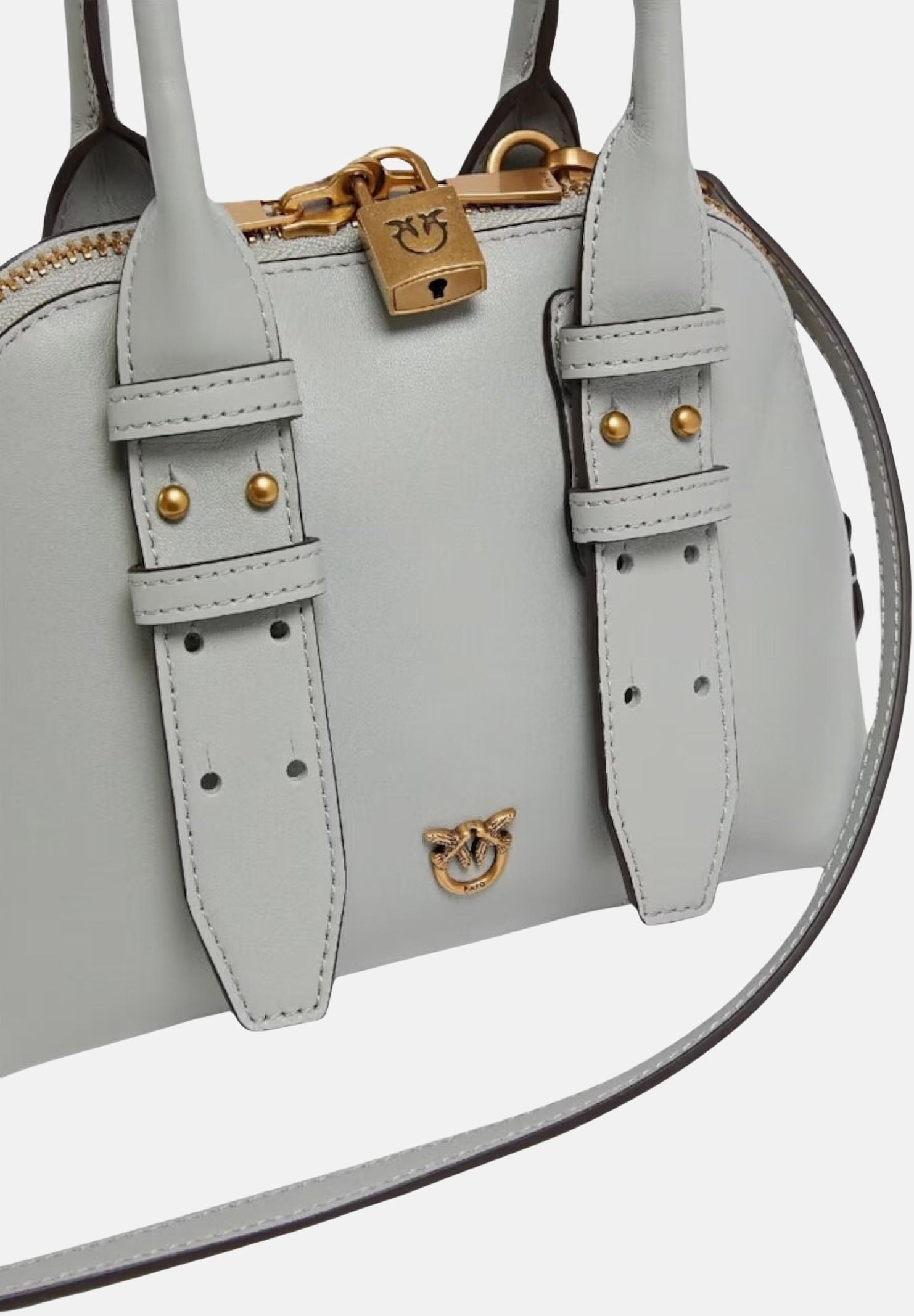 PINKO Borsa a mano Mini Escape Bag grigio perla da donna 105333A0QO K32Q PINKO 