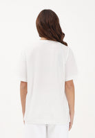 PINKO T-shirt a manica corta bianca da donna con logo Love Birds 105526A33F Z05 PINKO 