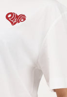 PINKO T-shirt a manica corta bianca da donna con stampa sul retro 105526A33I ZR2 PINKO 