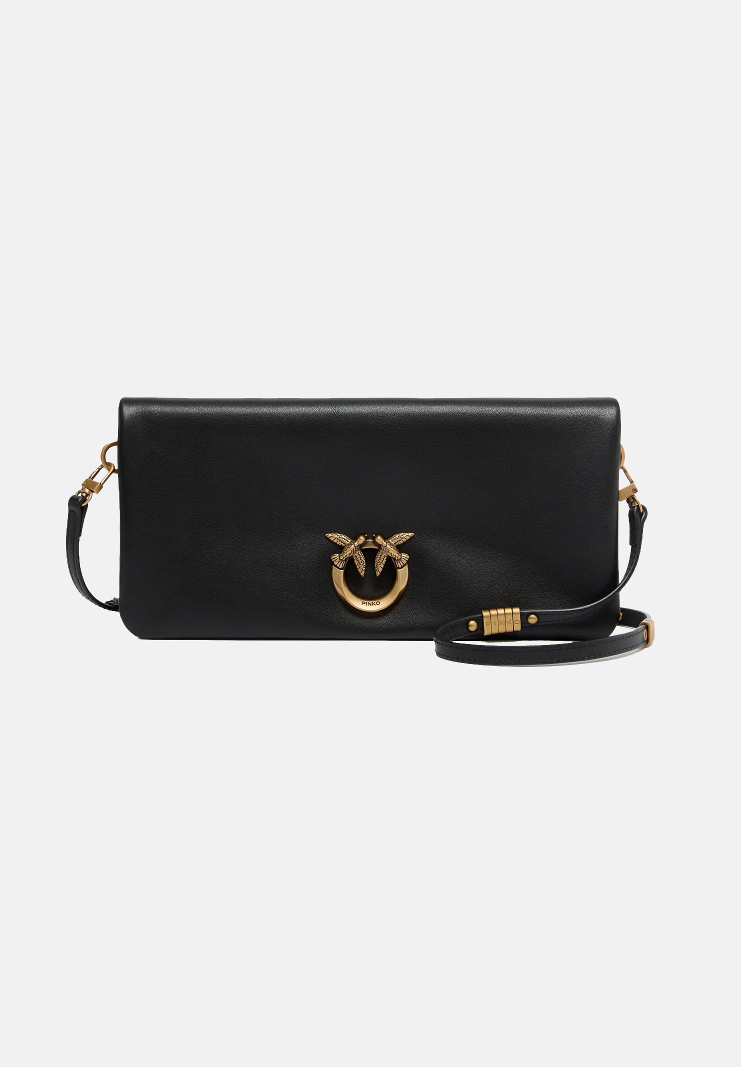 PINKO Pochette Love Bag Click Soft Horizontal nera da donna 106022A0QO Z99Q PINKO 