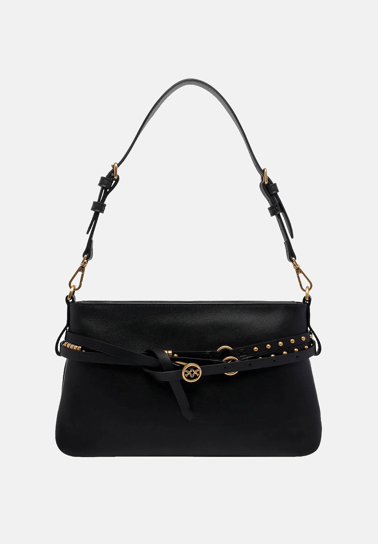 PINKO Borsa a spalla Belt Bag nera da donna 106177A0QO Z99Q PINKO 
